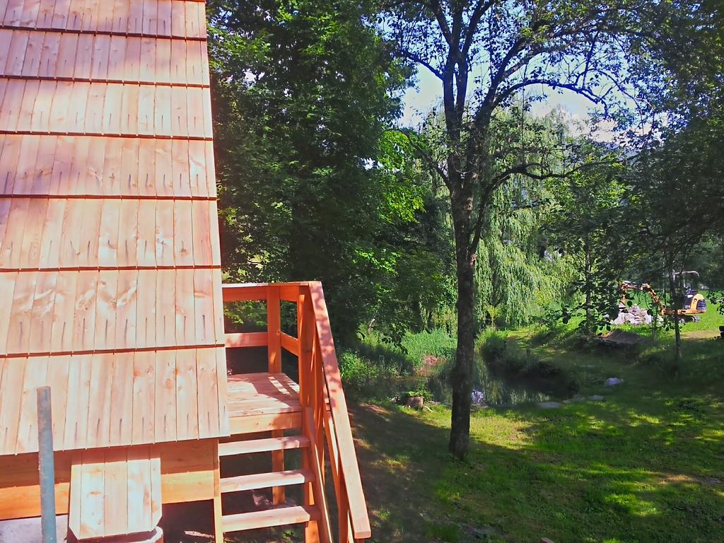 Hotel Glamping Zlata Ribica Idrija pri Baci Exterior foto